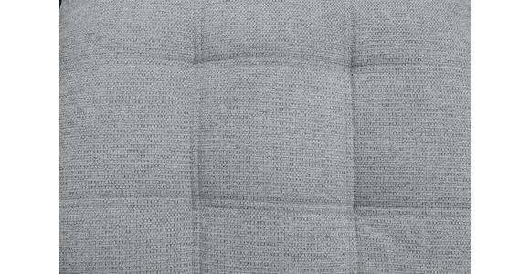 ECKSOFA Hellgrau Chenille  - Chromfarben/Hellgrau, KONVENTIONELL, Kunststoff/Textil (260/205cm) - Carryhome