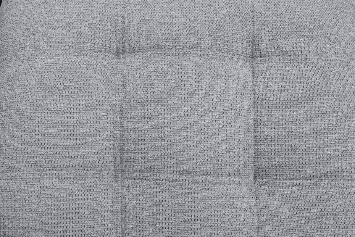 ECKSOFA Hellgrau Chenille  - Chromfarben/Hellgrau, KONVENTIONELL, Kunststoff/Textil (260/205cm) - Carryhome