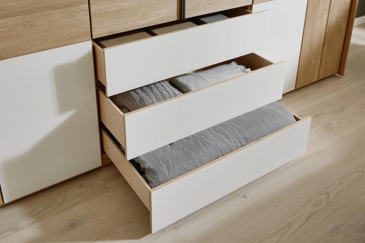 DREHTÜRENSCHRANK 302/223/62 cm 6-türig  - Eichefarben/Braun, Natur, Holz/Holzwerkstoff (302/223/62cm) - Valnatura