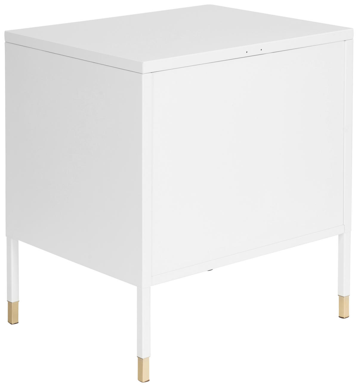 SIDEBOARD  in 45/50/35 cm  - Goldfarben/Weiß, Basics, Metall (45/50/35cm) - MID.YOU