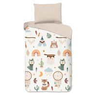 KINDERBETTWÄSCHE 140/200 cm  - Sandfarben/Beige, Trend, Textil (140/200cm)