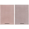 FLACHWEBETEPPICH 65/130 cm Grau, Pink  - Pink/Grau, Design, Textil (65/130cm) - Novel