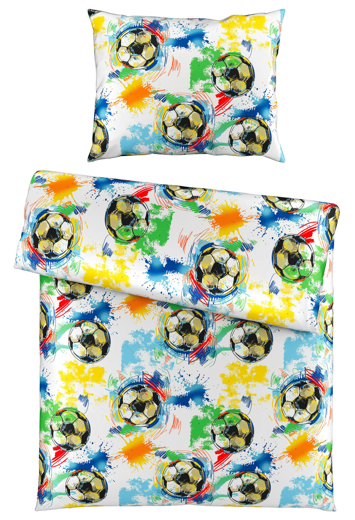 DETSKÉ OBLIEČKY FUTBAL 140/200 cm  - viacfarebná, Konventionell, textil (140/200cm) - Ben'n'jen