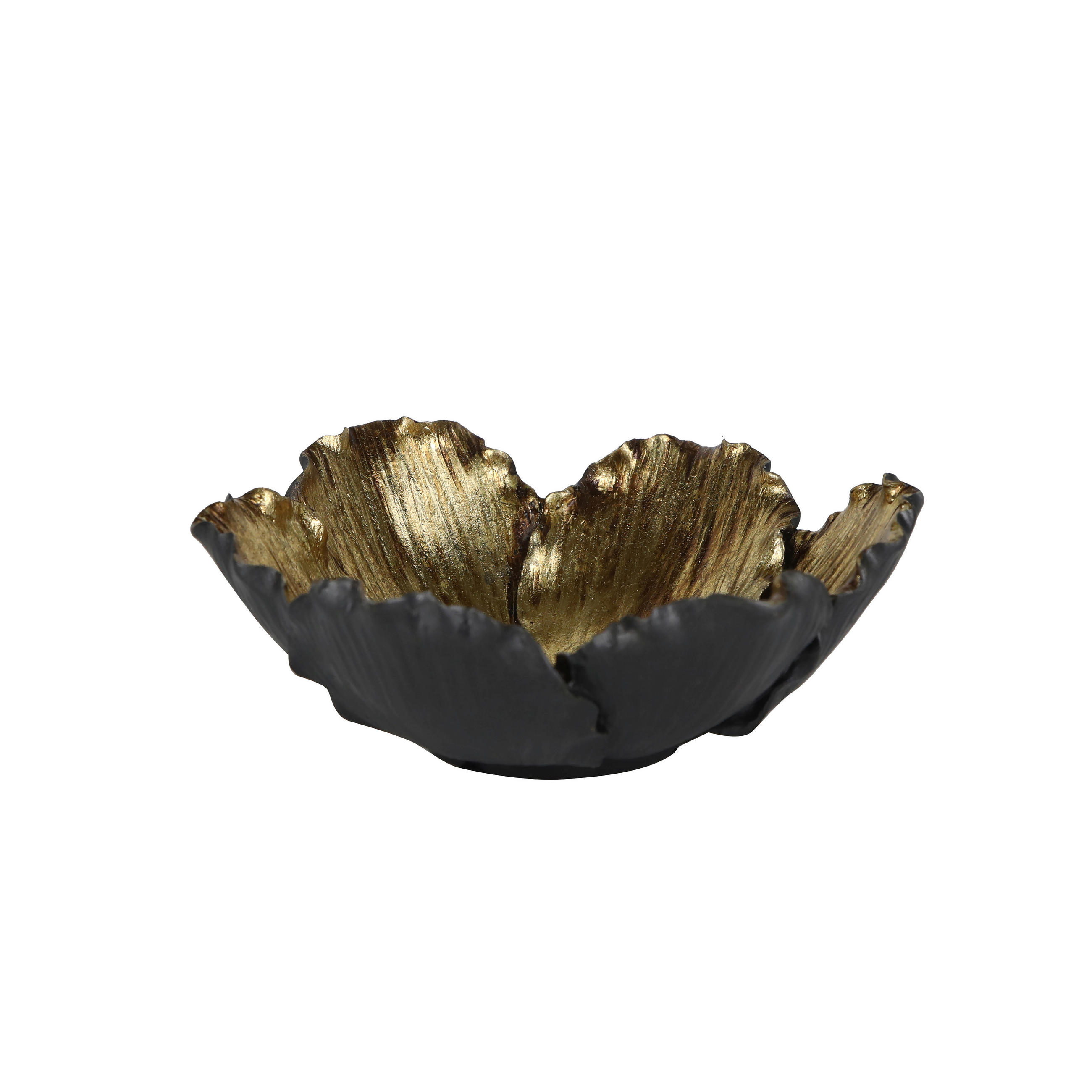 DEKOSCHALE - Goldfarben/Schwarz, Trend, Kunststoff (19,3/20,5/7,5cm) - Ambia Home