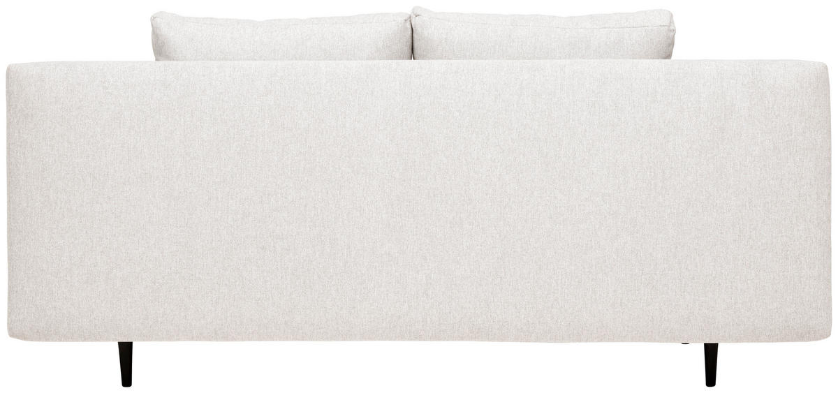 ZOFA S POSTELJNO FUNKCIJO,  bež tekstil  - črna/bež, Moderno, kovina/tekstil (204/90/95cm) - MID.YOU