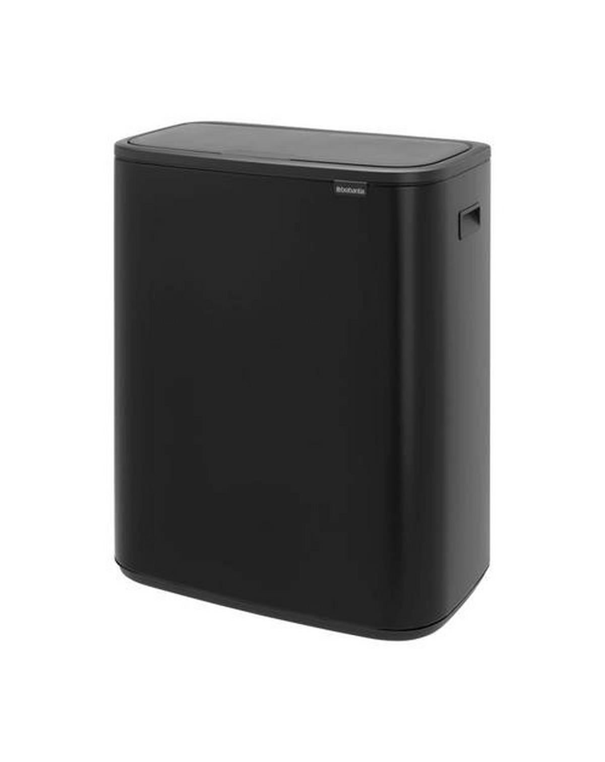 ODPADKOVÝ KÔŠ  2 x 30 l - čierna, Design, kov/plast (54.5/65.6/31.2cm) - Brabantia
