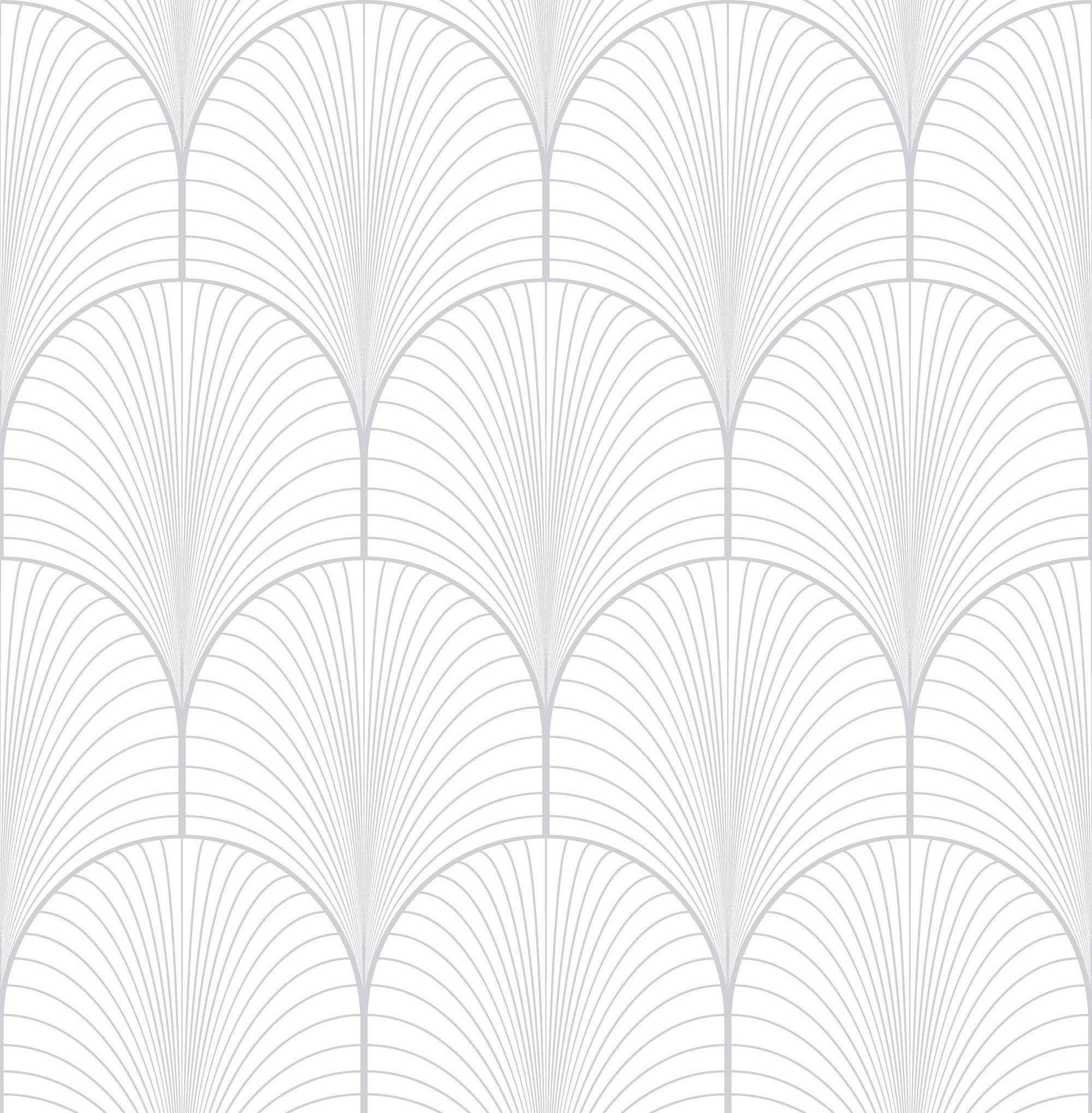 NON WOVEN-TAPET 52/1000 cm  - vit/silver, Basics, papper/plast (52/1000cm)