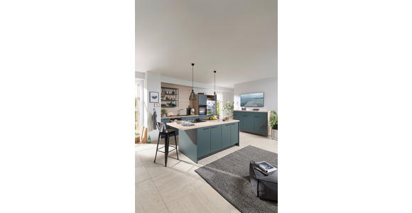 EINBAUKÜCHE - Grün, Design, Holzwerkstoff - Dieter Knoll