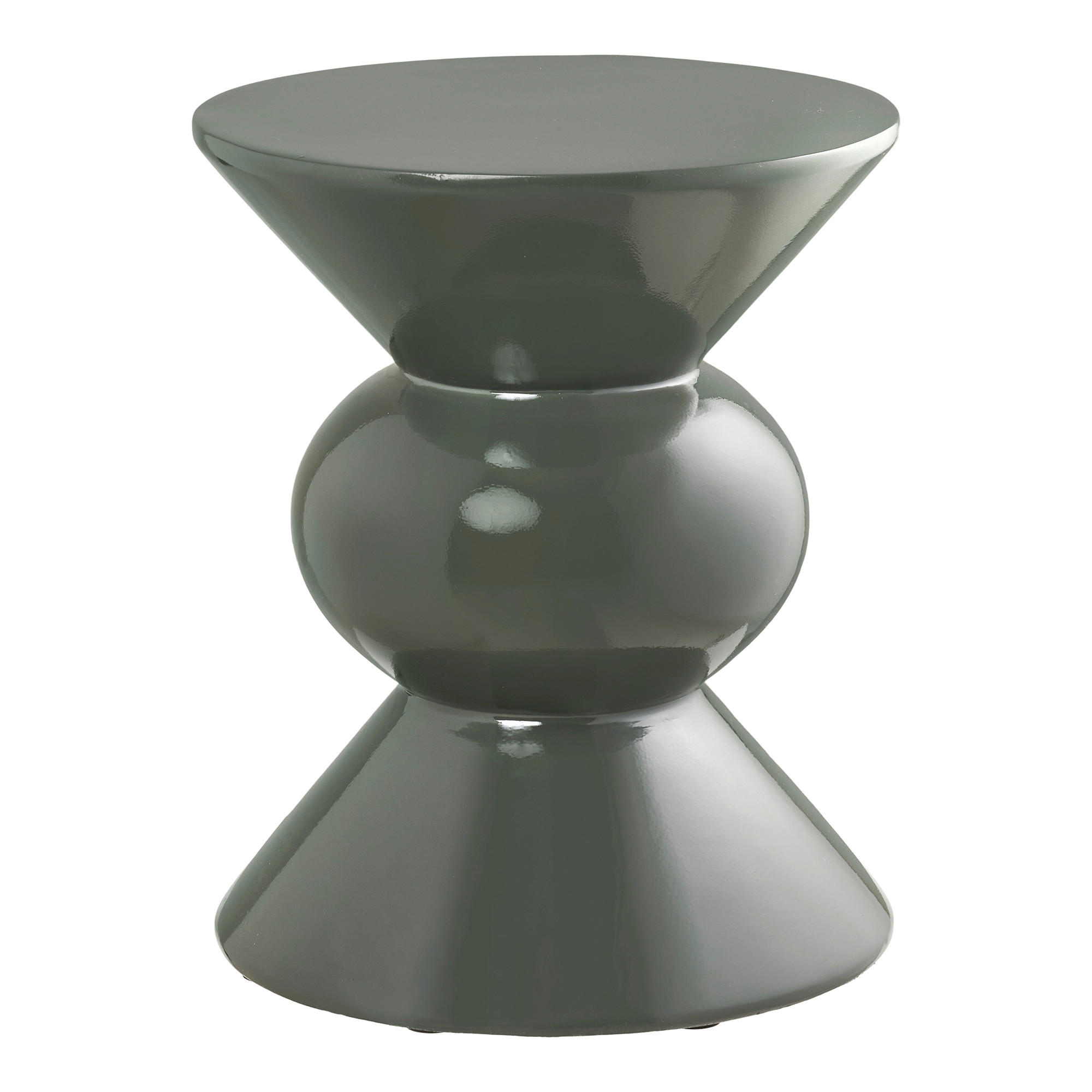 BEISTELLTISCH 33,5/33,5/40,5 cm Rosolina Grün  - Grün, Basics, Glas (33,5/33,5/40,5cm)
