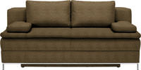 BOXSPRINGSOFA in Textil Hellgrün  - Chromfarben/Hellgrün, Design, Textil/Metall (200/93/107cm) - Novel
