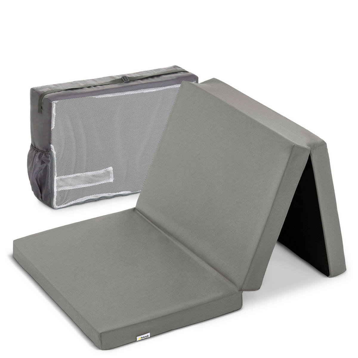 REISEBETTMATRATZE hauck  - Grau, Basics, Textil (60/120cm) - Hauck