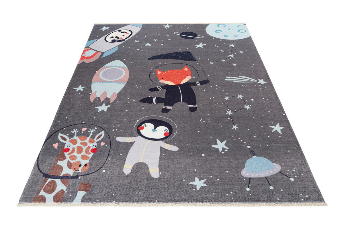 KINDERTEPPICH 115/170 cm  - Weiss/Multicolor, Trend, Textil (115/170cm) - Ben'n'jen