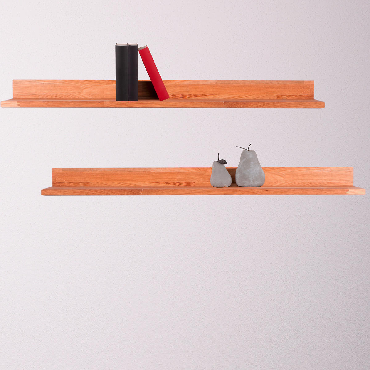WANDBOARD Eiche Hartholz Eichefarben  - Eichefarben, Basics, Holz (100/8/20cm)