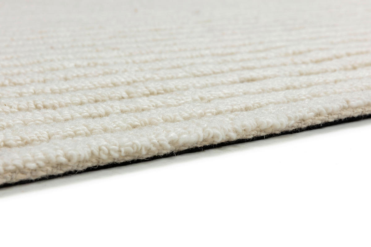 WEBTEPPICH 120/170 cm Jaylin Naturfarben halbrund  - Naturfarben, Basics, Kunststoff/Textil (120/170cm) - Schöner Wohnen