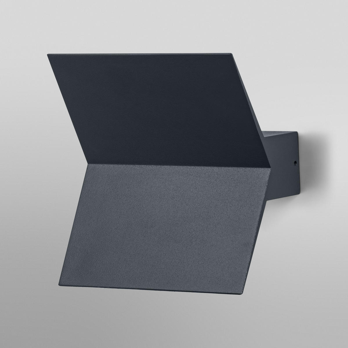 AUßENWANDLEUCHTE 17,7/16,9/8,4 cm   - Dunkelgrau, Basics, Kunststoff/Metall (17,7/16,9/8,4cm) - Ledvance