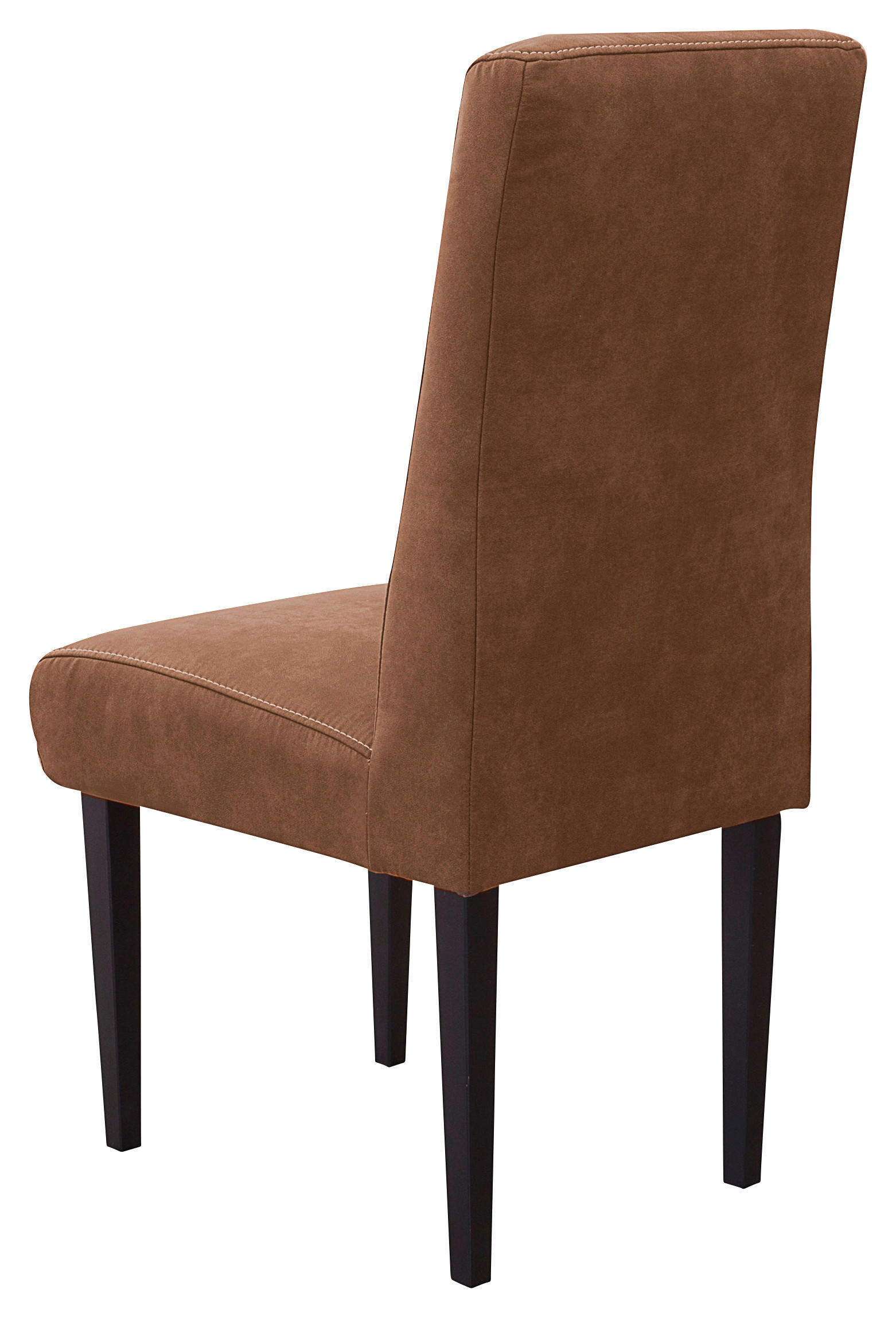 Thumbnail - Sit & More Stuhl, Cognac, Textil, Buche, konisch, 48x103x62 cm, Goldenes M, Oeko-Tex® Standard 100, Made in Europe, DGM-...