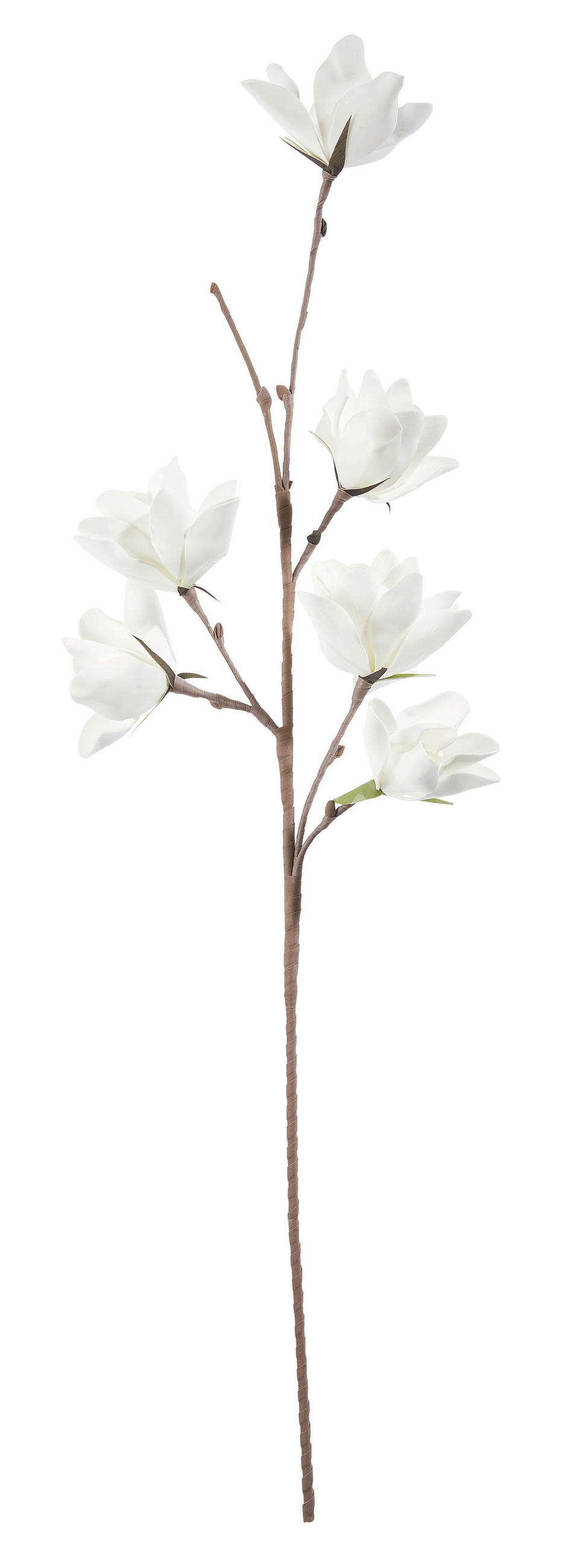 FLOARE ARTIFICIALĂ - alb/verde, Basics, plastic (102cm)