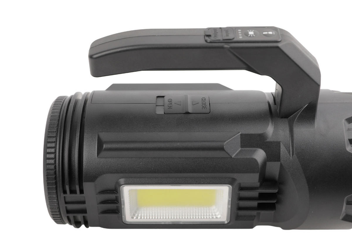 ŽEPNA SVETILKA     23,7/10,6/17,7 cm         - črna/prosojno, Basics, umetna masa (23,7/10,6/17,7cm) - Boxxx