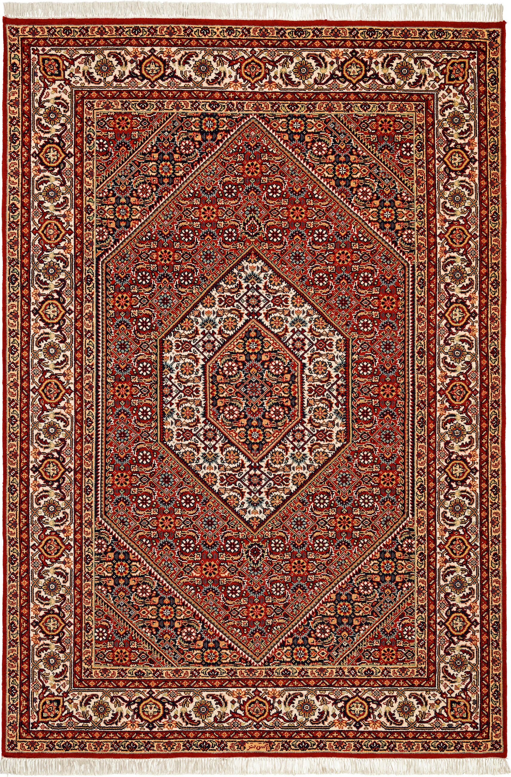 Cazaris ORIENTÁLNÍ KOBEREC, 120/180 cm krémová, červená