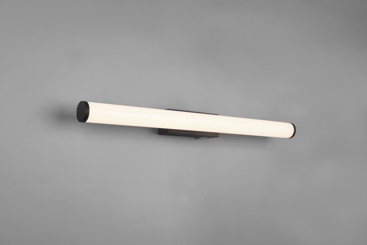 BADEZIMMER-WANDLEUCHTE Mattimo 60/5,5 cm   - Schwarz/Weiß, Basics, Kunststoff/Metall (60/5,5cm) - Trio Leuchten
