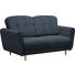 ZWEISITZER-SOFA Dunkelblau - Dunkelblau, Design, Holz/Textil (154/90/93cm) - Hom`in ZWEISITZER-SOFA Dunkelblau - Dunkelblau, Design, Holz/Textil (154/90/93cm) - Hom`in