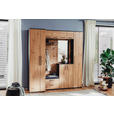 GARDEROBE 10-teilig  in 221/233/56 cm  - Eichefarben/Anthrazit, Design, Holzwerkstoff (221/233/56cm) - Moderano