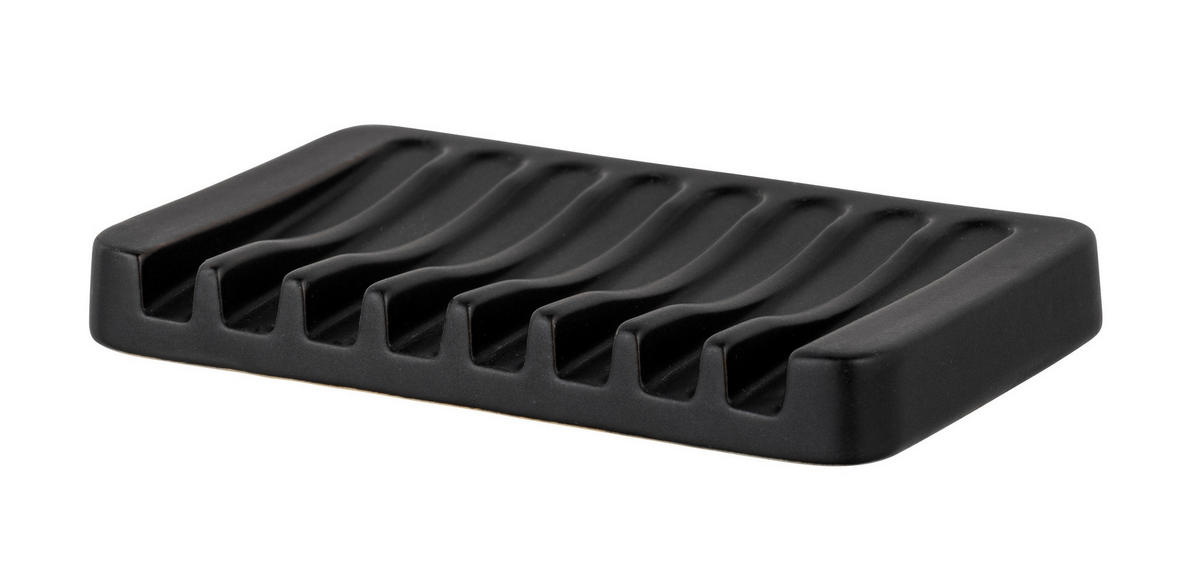 SEIFENSCHALE - Schwarz, KONVENTIONELL, Keramik (13/1/8cm) - Schöner Wohnen
