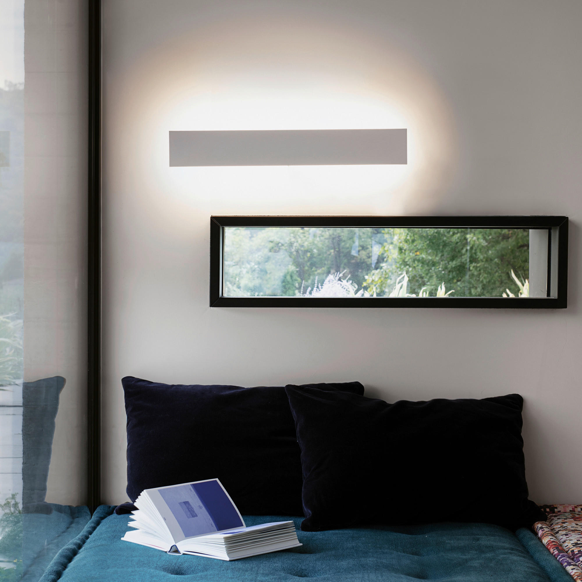 WANDLEUCHTE 53/7,5/5 cm   - Weiß, Design, Metall (53/7,5/5cm) - Ideal Lux