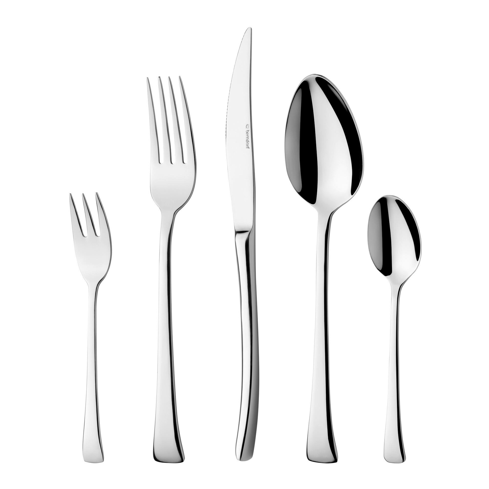 BESTECKSET 30-teilig Chrom-Nickel-Molybdän Stahl  - Silberfarben, Basics, Metall (35/5/35cm) - Berndorf