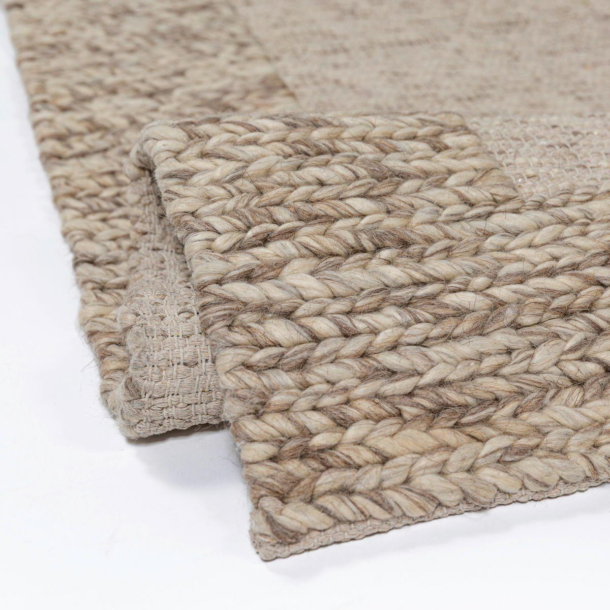 WOLLTEPPICH 160/230 cm Rue Beige rechteckig  - Beige, Basics, Textil (160/230cm) - Flair Rugs