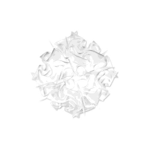 DECKENLEUCHTE VELI 53/20 cm   - Weiß, Basics, Kunststoff (53/20cm) - Slamp