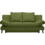 SCHLAFSOFA in Grün  - Schwarz/Grün, Design, Textil/Metall (200/85/90cm) - Xora