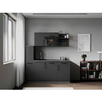 KUHINJSKI BLOK  siva  - siva, Trend, drvni materijal/metal (175cm) - Respekta