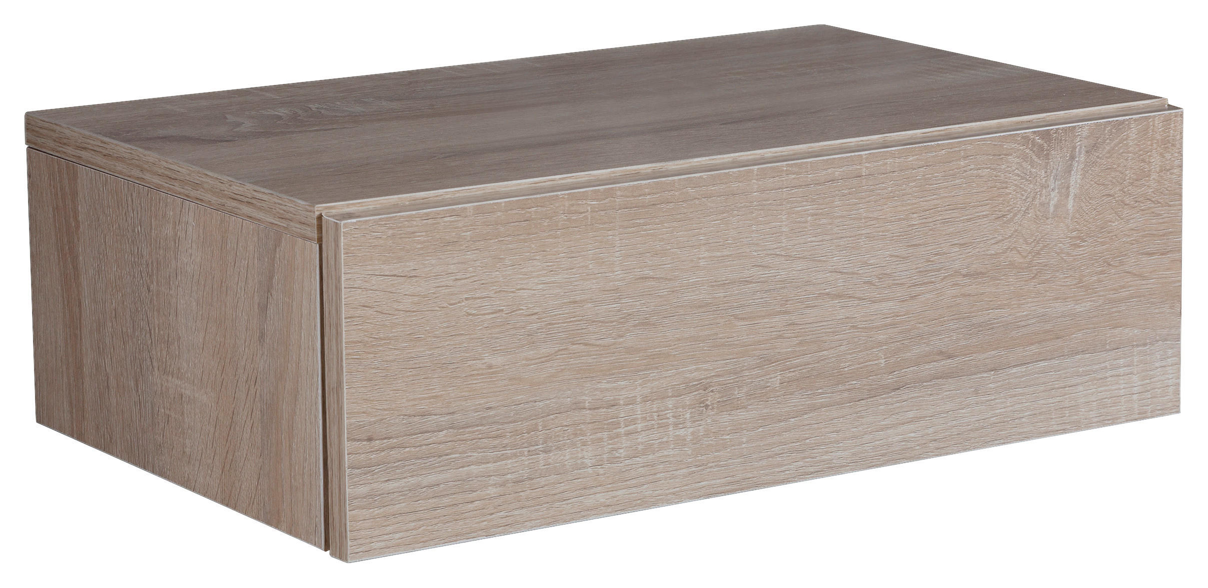 ÉJJELISZEKRÉNY tölgyfa  - tölgyfa, Modern, faalapú anyag (46/15/30cm) - MID.YOU
