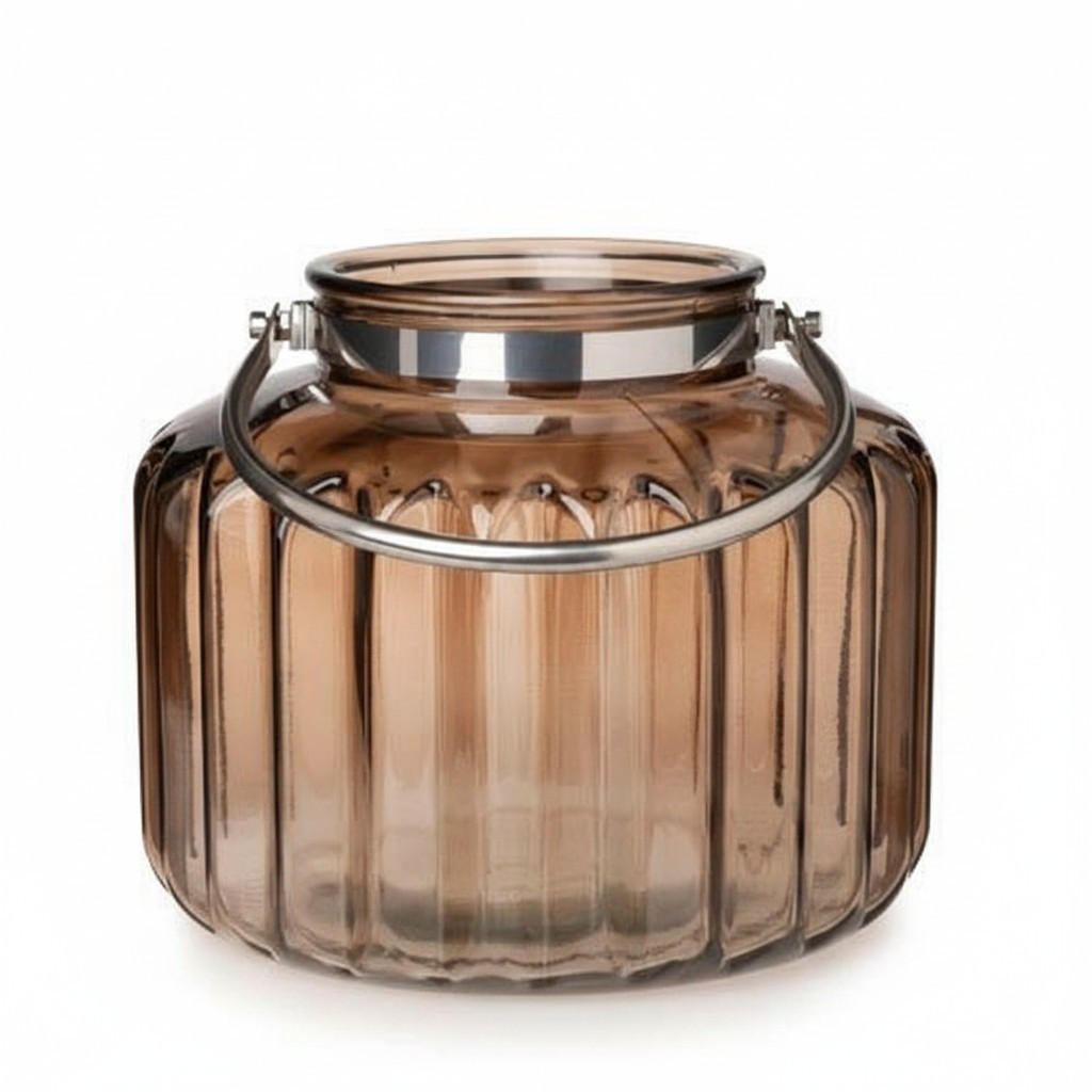 WINDLICHT - Braun, Basics, Glas (27/22cm)