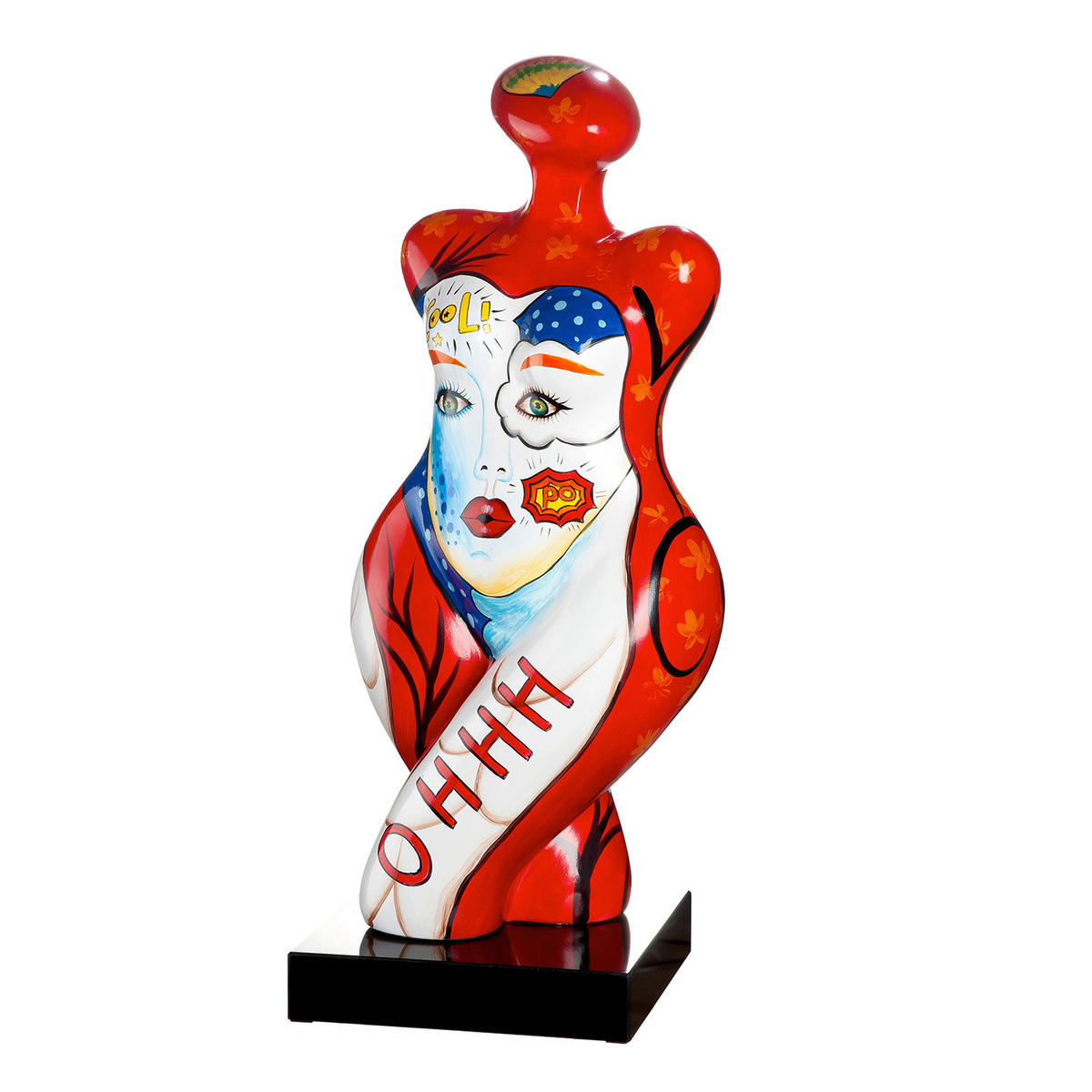 SKULPTUR - Multicolor, Basics, Kunststoff/Stein (32/71/25cm)