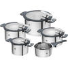 KOCHTOPFSET ZWILLING SIMPLIFY 5-teilig  - Edelstahlfarben, Glas/Metall - Zwilling