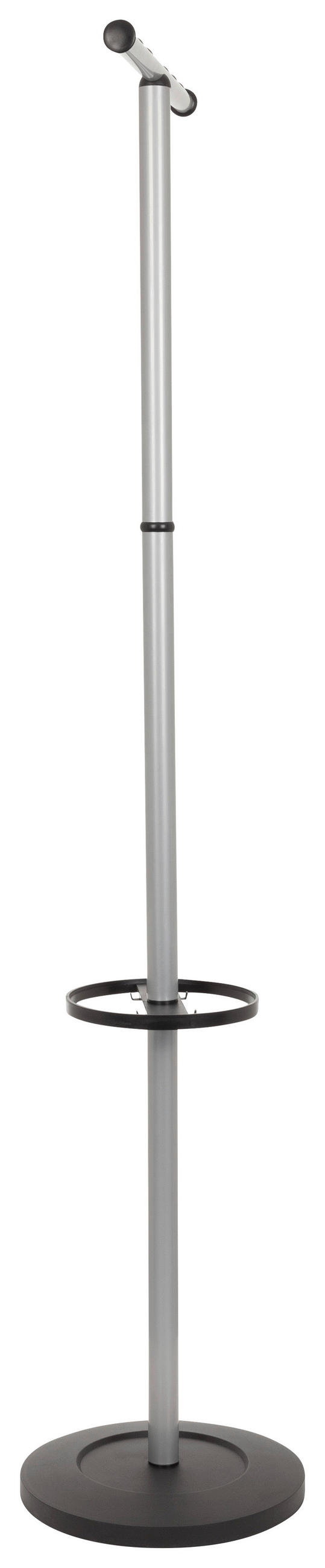 KLÄDHÄNGARE - silver/svart, Modern, metall/sten (49/172/35cm) - MID.YOU