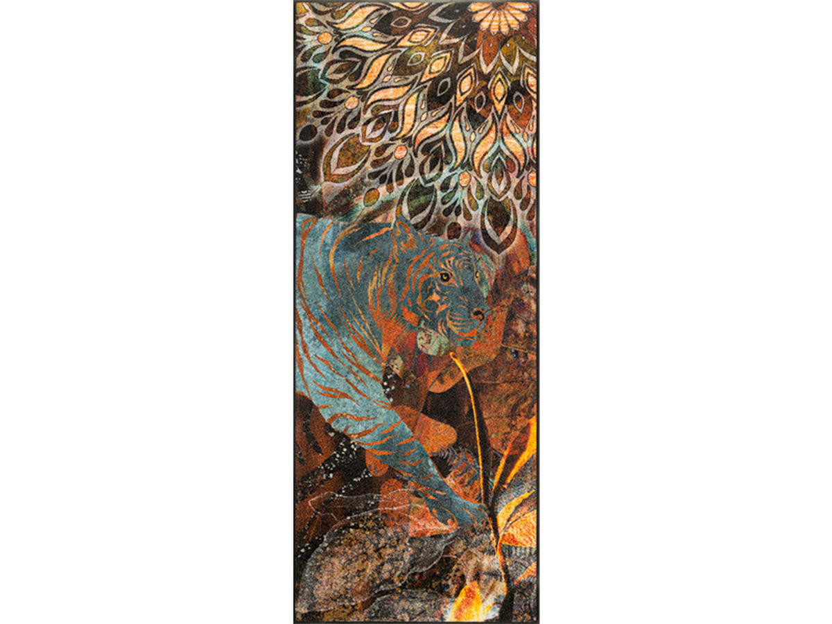 LÄUFER 75/190 cm wash+dry  - Multicolor, Design, Kunststoff/Textil (75/190cm) - wash+dry