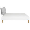 BETT 160/200 cm  in Weiß  - Wildeiche/Weiß, Design, Holz/Holzwerkstoff (160/200cm) - Carryhome