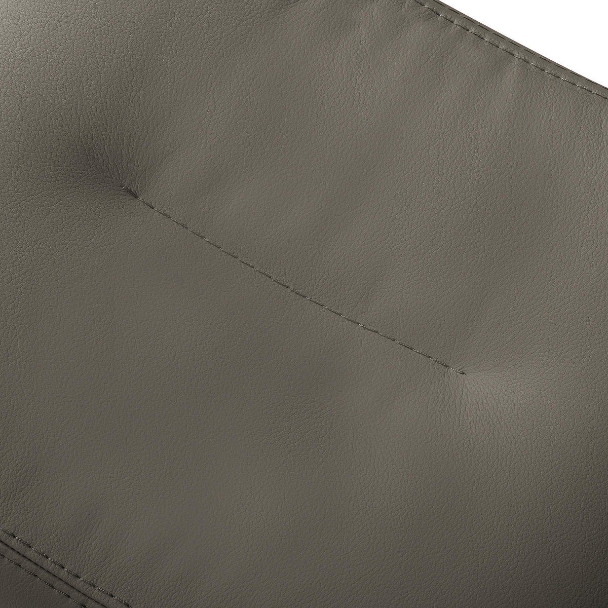 SESSELSET Echtleder Schlammfarben  - Schlammfarben/Schwarz, Design, Leder/Metall (67/87/74cm) - Livetastic