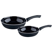 Pfannenset Gourmet Eisen 2-teilig  - Schwarz, KONVENTIONELL, Metall (24+28cm) - Riess