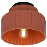 DECKENLEUCHTE 23/18,5 cm   - Mokka, Design, Kunststoff/Metall (23/18,5cm) - Collet's Monde