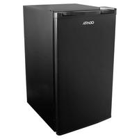 KÜHLSCHRANK 52690003/01  - Schwarz, Basics, Glas/Kunststoff (44,5/49/79,2cm) - Atrigo