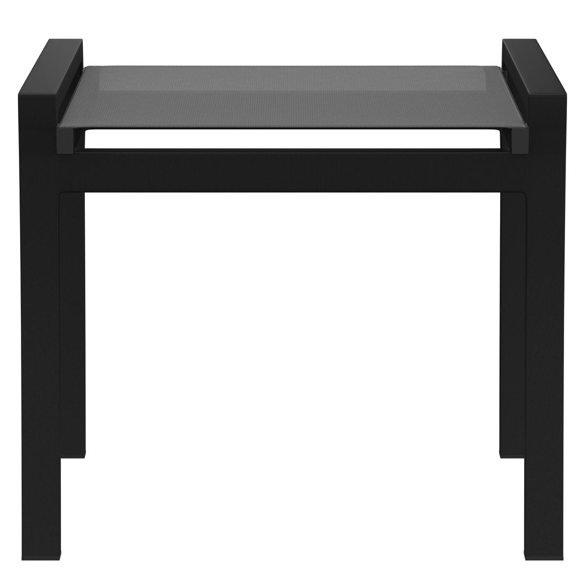 GARTENHOCKER  - Anthrazit/Grau, Design, Textil/Metall (58/50,5/46cm) - Ambia Garden