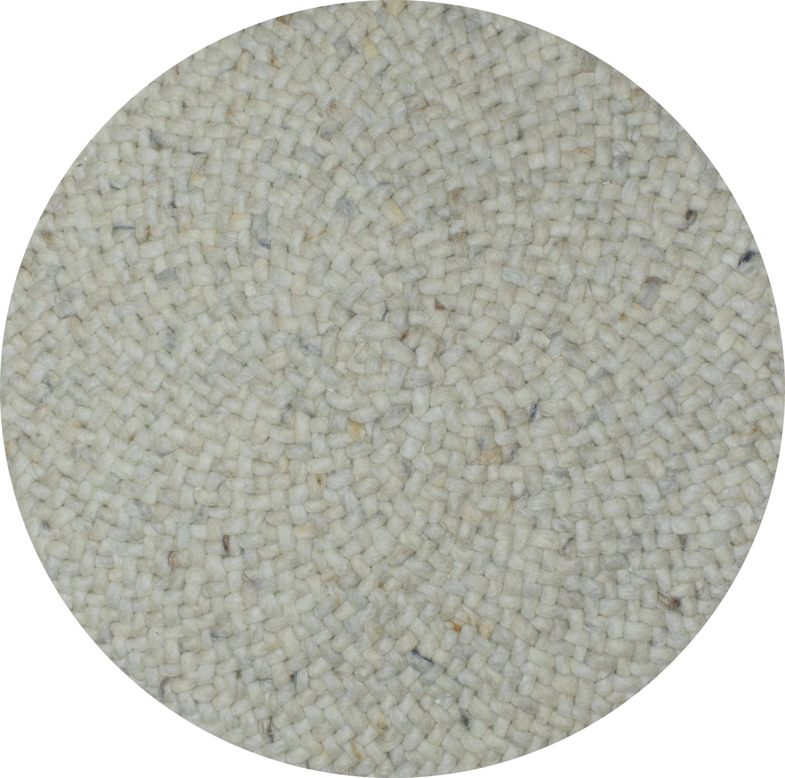 HANDWEBTEPPICH 80 cm Beige  - Beige, Basics, Textil (80cm) - Linea Natura