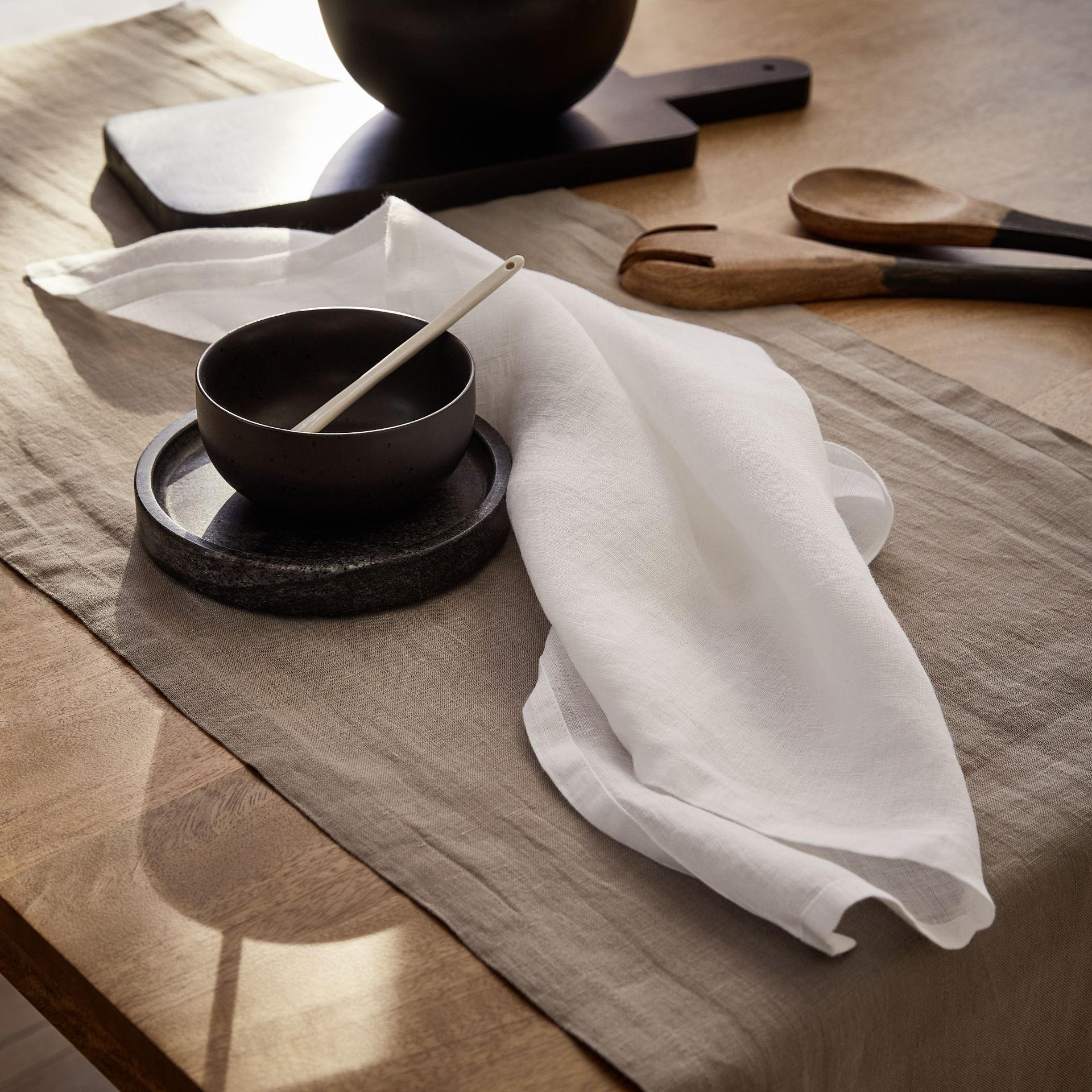 STOFFSERVIETTE  45/45 cm   - Weiss, Design, Textil (45/45cm) - Dieter Knoll