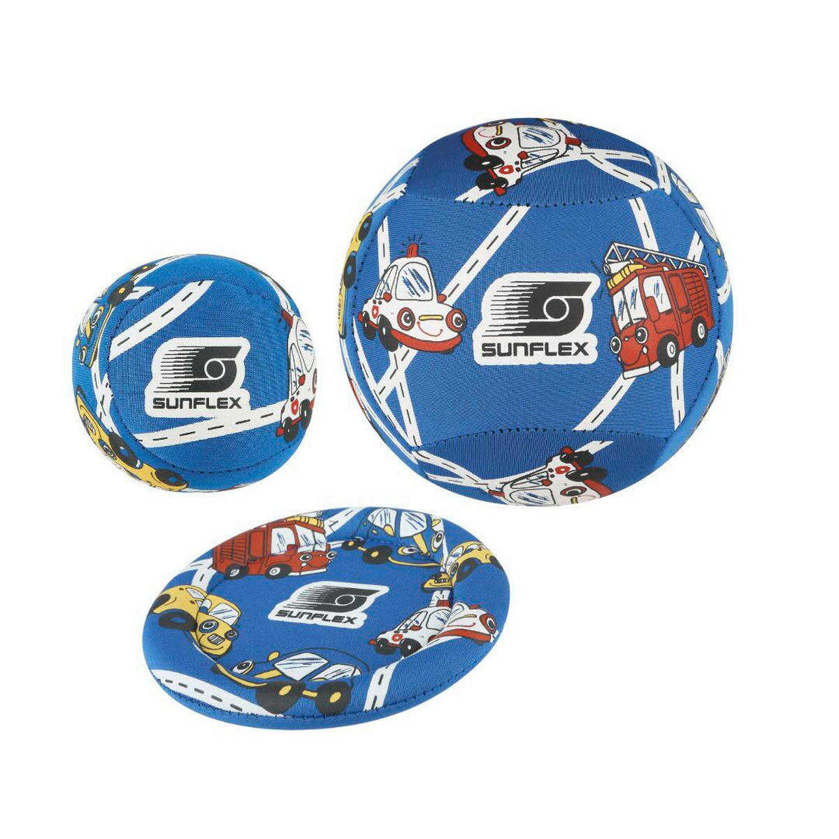 BEACHBALLSET  - Blau, Basics, Textil (8 15 15cm)