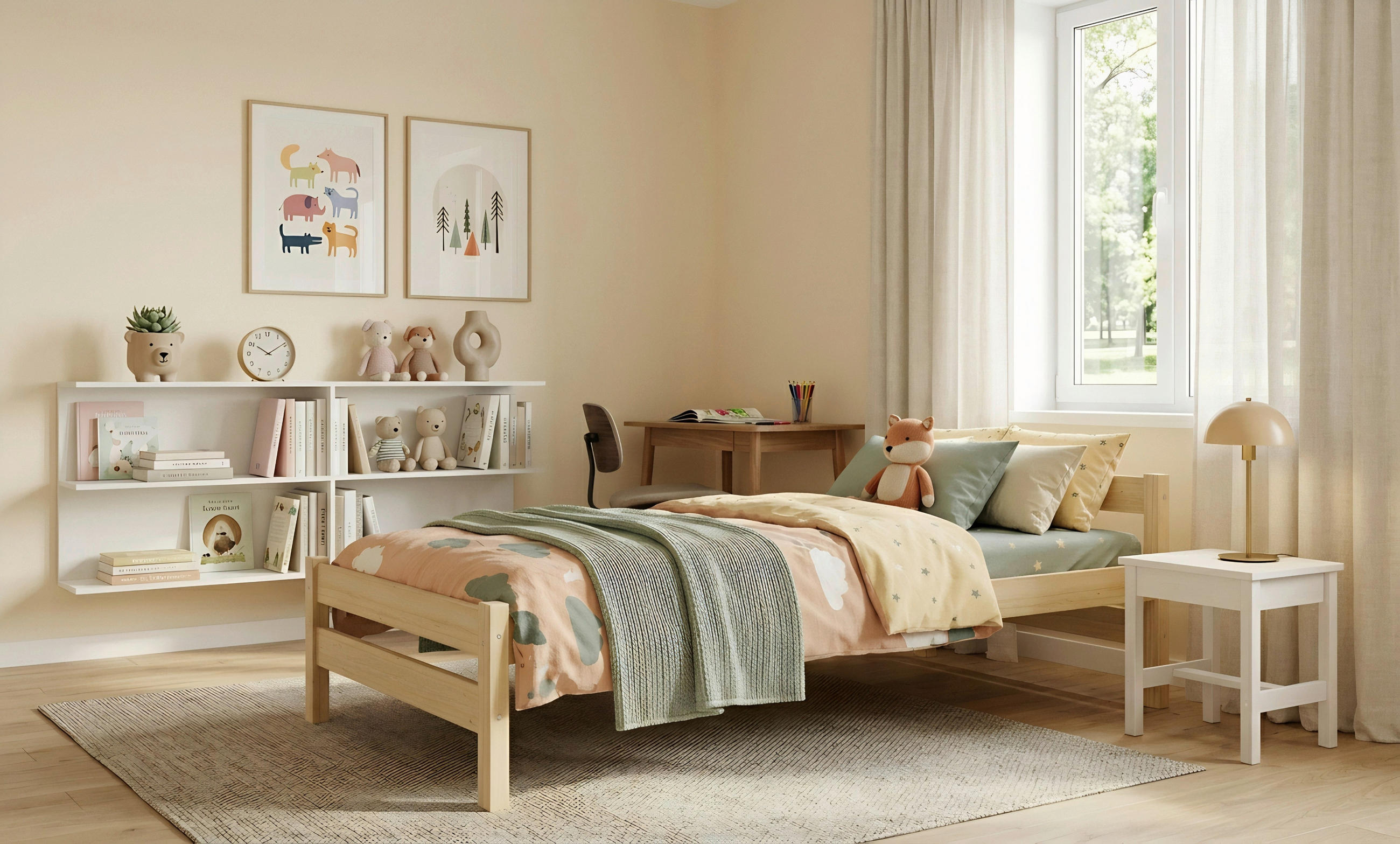 KINDER-/JUNIORBETT 80/180 cm  in  - MODERN, Holz/Textil (80/180cm) - MID.YOU