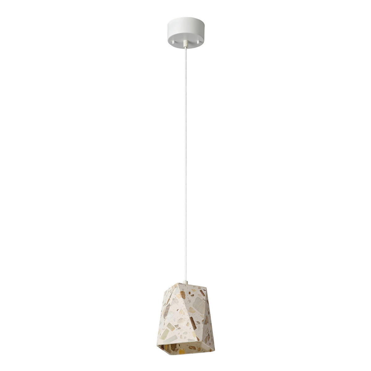 HÄNGELEUCHTE 15/15/150 cm  - Beige, Basics, Stein (15/15/150cm) - Osram